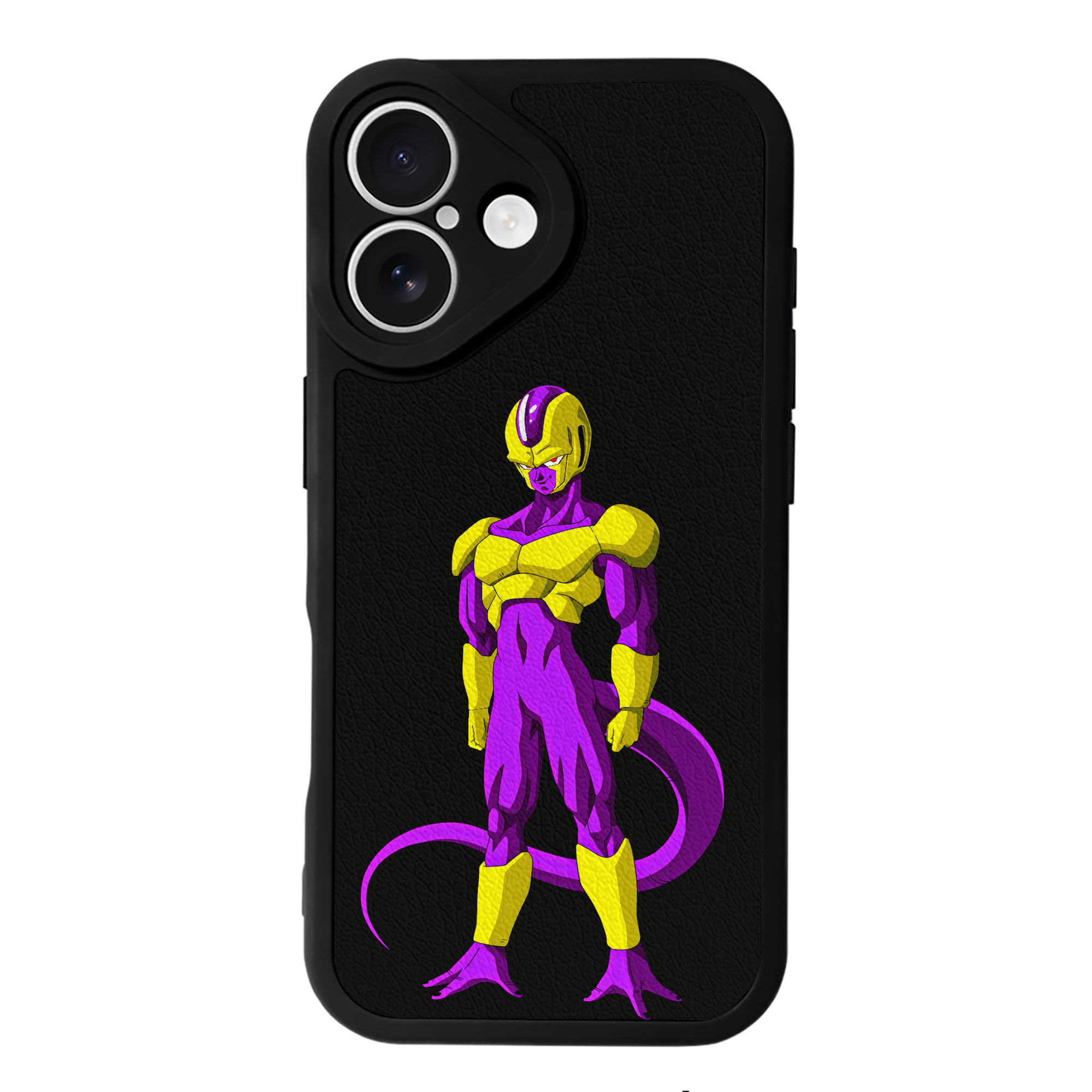 （画像用） ドラゴンボール フリーザ DRAGON BALL Frieza 【iPhone 16シリーズ対応】シリコンスマホケース（レザー調） 材質：シリコン